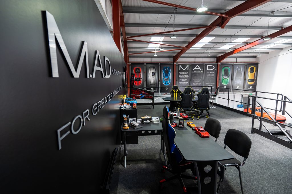 mad automotives showroom and workshop