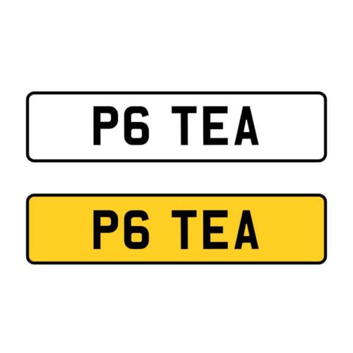“P6 TEA” Personalised Plate